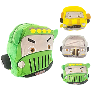 MOCHILA INFANTIL AVELUDADO CARRO - NS-4247