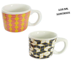 CANECA DE PORCELANA 120ML - GOLD - U21-8