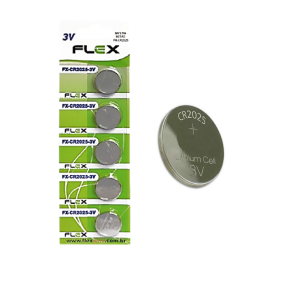 BATERIA CR2025 FLEX C/5 UNID - FX-CR2025