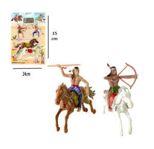 INDIO VELHO OESTE C/4 PÇS - ZB1055