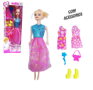 BONECA ANGEL C/ACESSORIOS - MS-2743