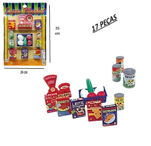 SUPER MARKET C/17 PÇS - 593