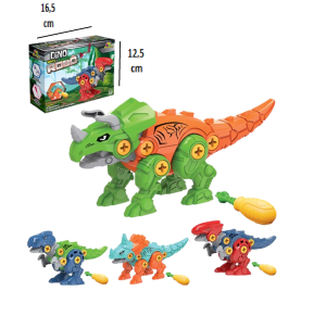 DINOSSAURO MONTA E DESMONTA ROBÔ- ZB956