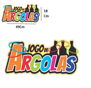 PLACA FESTA JUNINA JG DE ARGOLA - 60.32