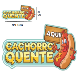 PLACA FESTA JUNINA CAHORRO QUENTE - 60.30