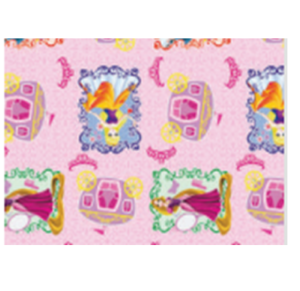 SACO METALIZADO 20X29CM C/50 UN PRINCESAS - VP 76