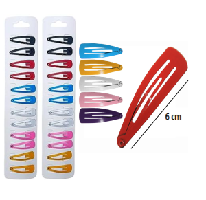 PRESILHA TIC TAC COLOR 6CM C/12 PÇS - LP 5388