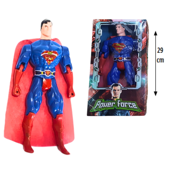 BONECO HERÓIS SUPER FORÇA NA CX