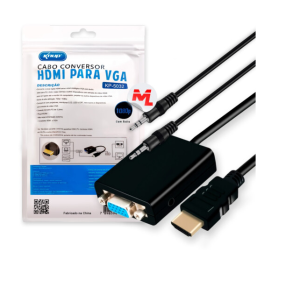 CONVERSOR HDMI X VGA C/AUDIO - KP-5032