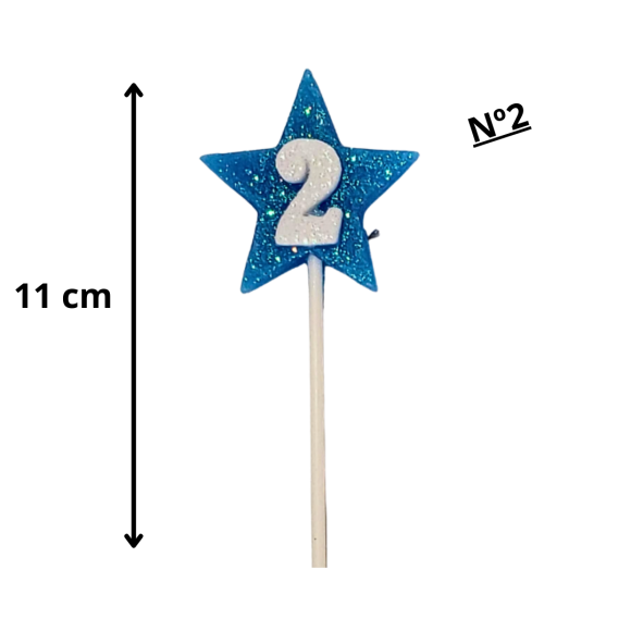 VELA ESTRELA AZUL N°02