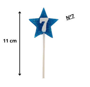 VELA ESTRELA AZUL N°07
