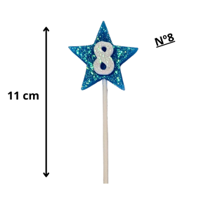 VELA ESTRELA AZUL N°08