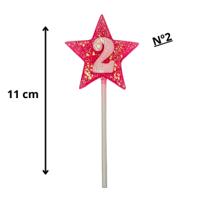 VELA ESTRELA ROSA N°02