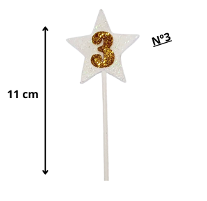 VELA ESTRELA BRANCA N°03