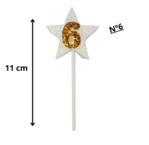 VELA ESTRELA BRANCA N°06