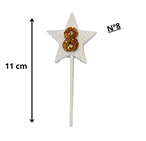 VELA ESTRELA BRANCA N°08