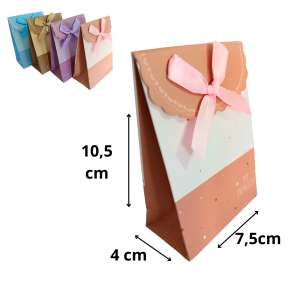 SACOLA DE PRESENTE SORTIDA 10,5X7,5X4CM - LP6870