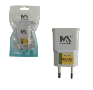 FONTE DE PAREDE C/SAIDA USB - MAX-CAR138