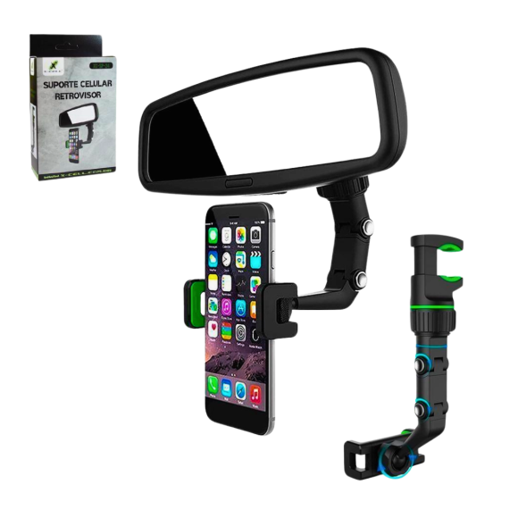 SUPORTE P/CELULAR P/ESPELHO RETROVISOR -  XC-SP-24
