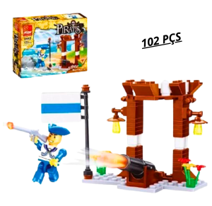 BLOCOS DE MONTAR PIRATA C/102 PÇS - TK-AB7858