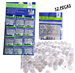 BOLINHAS EM GEL TRANSPARENTE CARTELA C/12 UNID - 97190