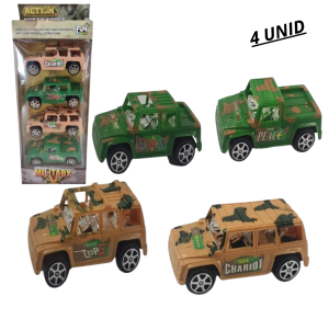 CARRO MILITAR C/4 PÇS - TK-1171