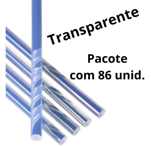 BASTAO COLA QUENTE FINO TRANSPARENTE - PT-070A