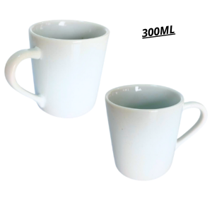 CANECA DE CERAMICA 300ML - BRANCA
