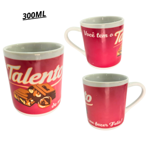 CANECA 300ML - CHOCOLATE