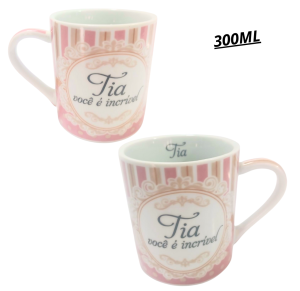 CANECA DE CERAMICA 300ML - TIA