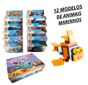 BLOCOS DE MONTAR ANIMAIS MARINHOS - ASH-15.5853
