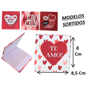 BLOCO DE NOTAS ROMANTICA - F0810