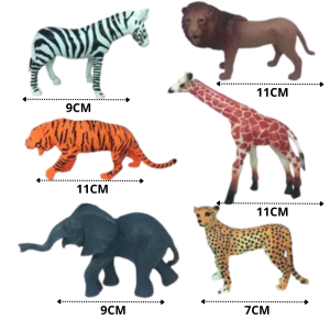 ANIMAIS DA SELVA C/6 PÇS - WB6786