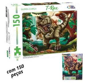 QUEBRA CABEÇA DINOSSAURO 150 PÇS - 2874