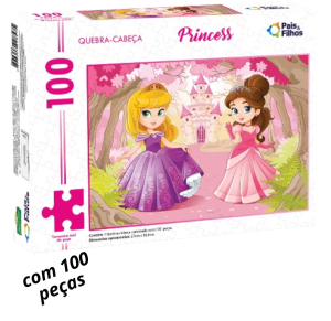 QUEBRA CABEÇA PRINCESS 100 PCS - 7261