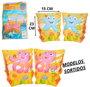 BOIA DE BRAÇO AMIGOS DO MAR 25X15CM - 2522