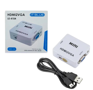 ADAPTADOR HDMI X VGA + AUDIO - LE-4104