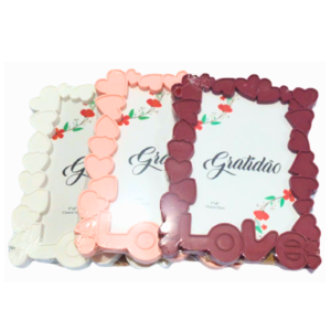 PORTA RETRATO PLASTICO 10X15CM LOVE - 8233
