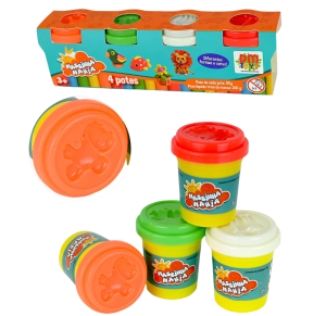 MASSINHA MANIA C/4 POTES - DMT6633