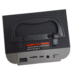 CAIXA DE SOM BLUETOOTH USB/TF/FM COM LUZ - A-6039