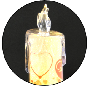 VELA DECORATIVA DE LED - F0822