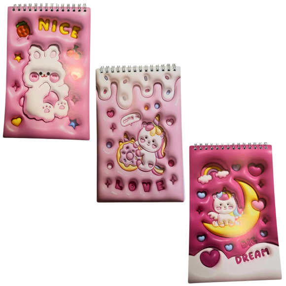 BLOCO DE ANOTAÇÃO UNICORNIO C/70FLS - HA78754