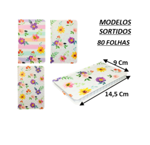 CADERNETA P/ANOTAÇÕES C/80 FLS - DT6064