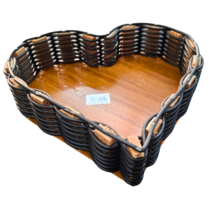 CESTA CORAÇÃO SINTETICO 32CM