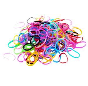 ELASTICO SILICONE C/100 PÇS C/BOLSINHA - AX19615-A