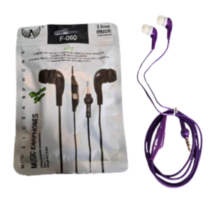 FONE DE OUVIDO SILICONE C/MICROFONE  - F-060