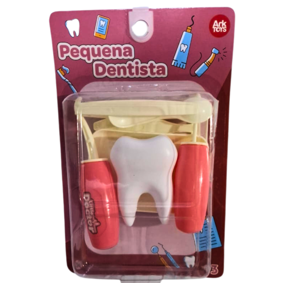 KIT PEQUENA DENTISTA C/7 PÇS - AKT4256