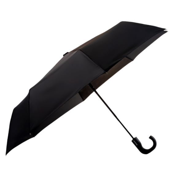 GUARDA CHUVA PORTARIA PRETO CURVO AUTOM - F1220-3