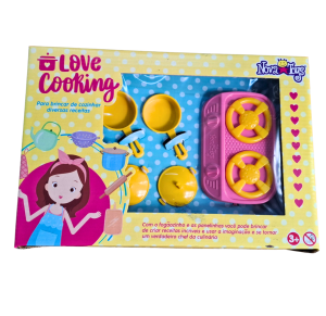 KIT COZINHA LOVE COOKING C/5 PÇS - 1171