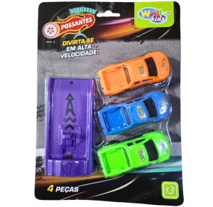 CARRO C/LANÇADOR C/4 PÇS - WB12185